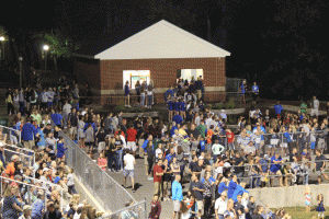 The brand new concession stand being put to the test during the first home football game on Friday, September 18.