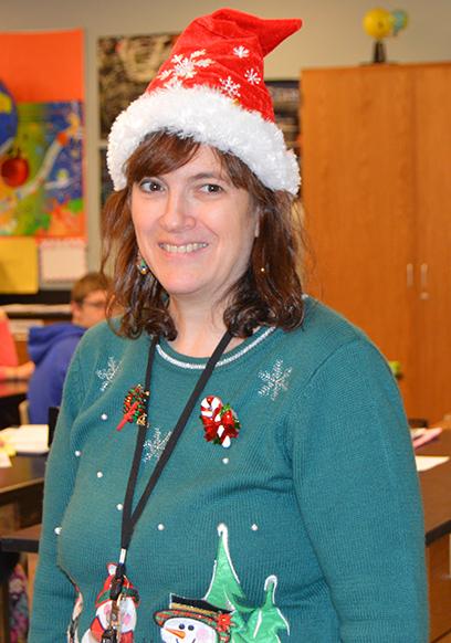 Science teacher Mrs. Kerns.