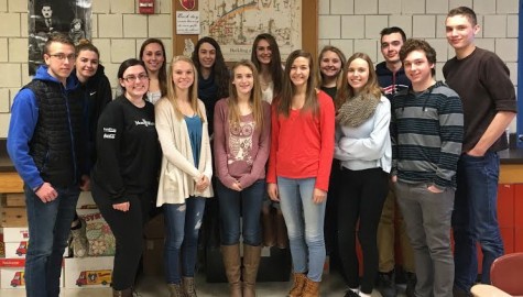 Ms Johnson's E Period Civics Class: Back row juniors Mackenzie OLaughlin, Haley Gagnon, Kaighlie? Grant, ? Nelson, Stephanie Legier, Nate Raza, and Damian B? Front Row: Nate Pinelle, Emily ?, Gretchen McGrath, ?, Erica Tsetlis?, Ashley ?, ? 