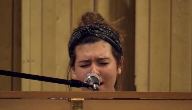 McRitchie performs pop-rock group Panic! at the Disco’s “Death of a Bachelor” on piano at the end of eighth grade assembly at LMS. According to choir teacher Mrs. Loschiavo, Carleigh has a “beautiful voice” and “can play the piano masterfully.” To see more of her talent, you can follow McRitchie on Instagram at @carleighmackk.