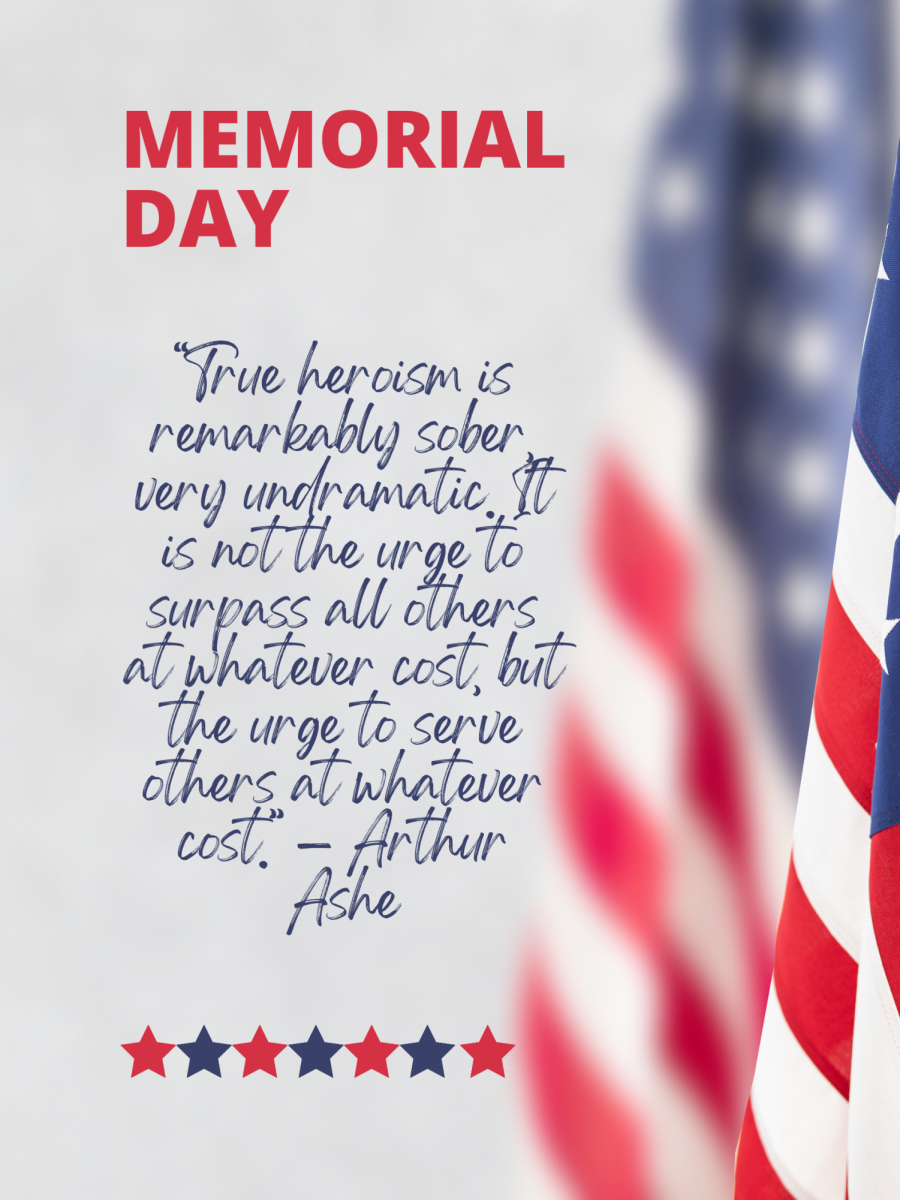 Memorial Day was originally called Decoration Day.
Created in Canva by Arianna conomacos