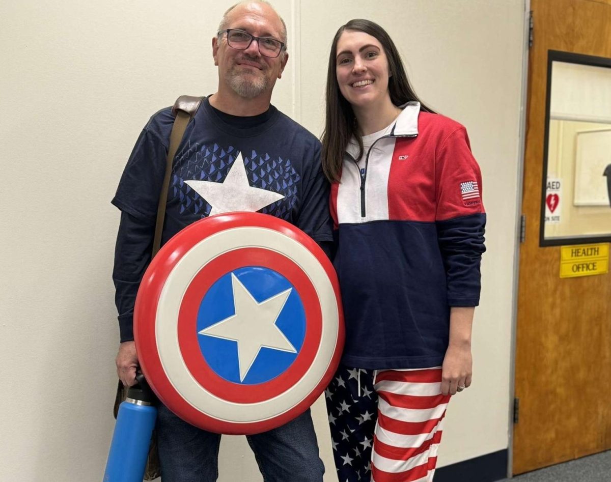 Father and daughter duo: Mr. Willis and Mrs. Dailey! Showing out in their Americana spirit. 