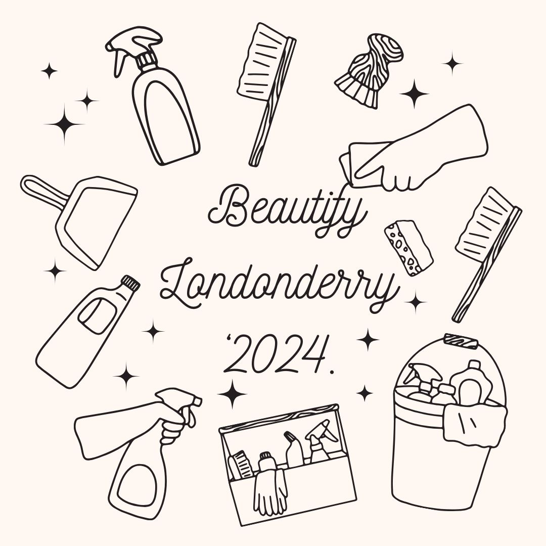 Londonderry hosts a day for the community to help clean up its current state for a better environment. (Image created in Canva by Kelsey Sweet)