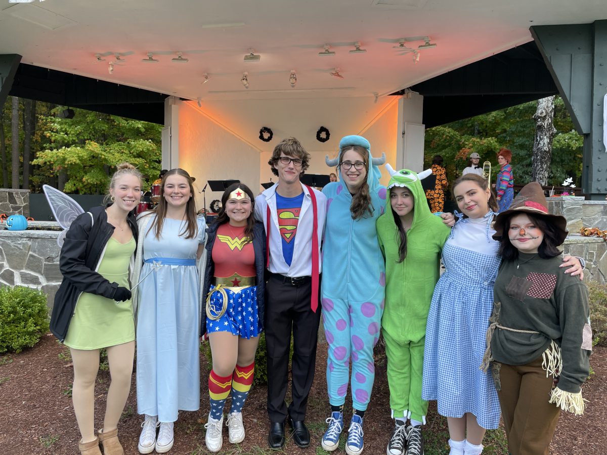 The Haunted Woods tour guides for the 2024 edition of the event ready to lead the Londonderry community through some Halloween frights.