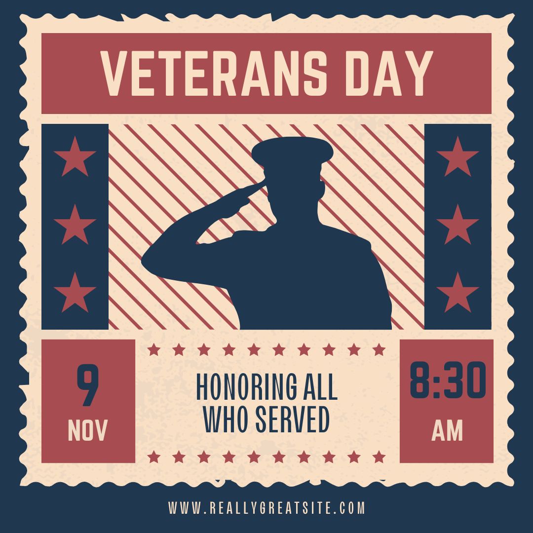 LHS hosts annual Veterans Breakfast for those who have served. (Image created in Canva by Kelsey Sweet). 