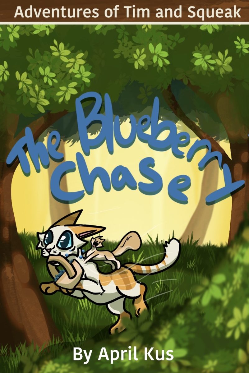 Join Tim and Squeak on their new adventure in "The Blueberry Chase."

Artwork created by April Kus