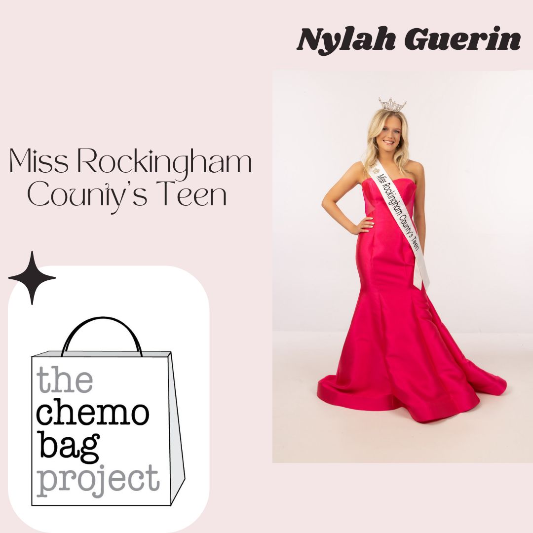 Sophomore Nylah Guerin holds the current title of Miss Rockingham County's Teen while helping cancer patients in need. (Image created in Canva by Kelsey Sweet and photos used with permission by Nylah Guerin). 